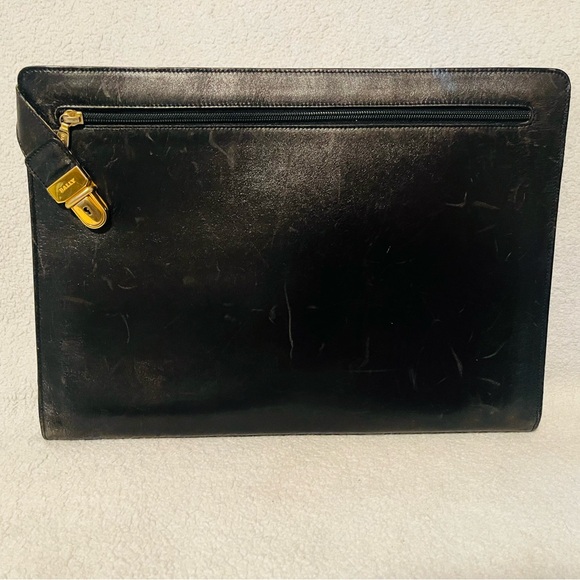 Bally Black Leather Large Clutch/Organizer - Picture 5 of 11